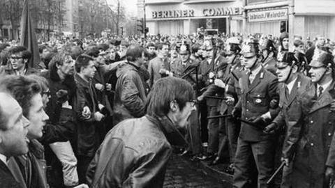 Studentenproteste 1968.