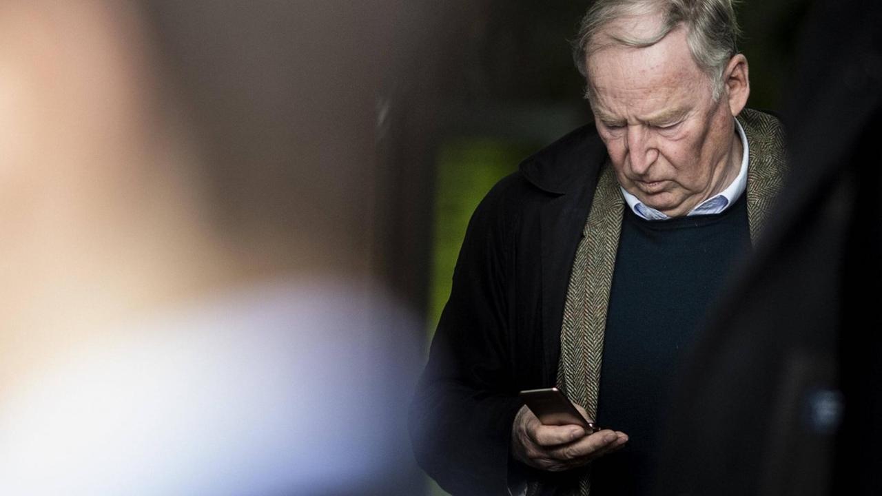 Alexander Gauland, AfD-Fraktionsvorsitzender, aufgenommen nach der Bundespressekonferenz zur Reaktion der AfD Alternative fuer Deutschland nach der Wahl der Hamburger Buergerschaft. Berlin, 24.02.2020.
