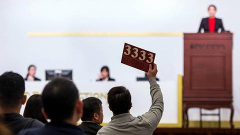 Symbolbild Auktion in Hongkong, April 2016