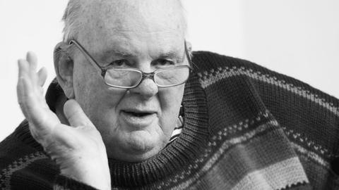 Schriftstellerportrait Leslie Allan Murray, australischer Dichter und Literaturkritiker. Foto vom 08.05.2012 in der Literaturwerkstatt Berlin