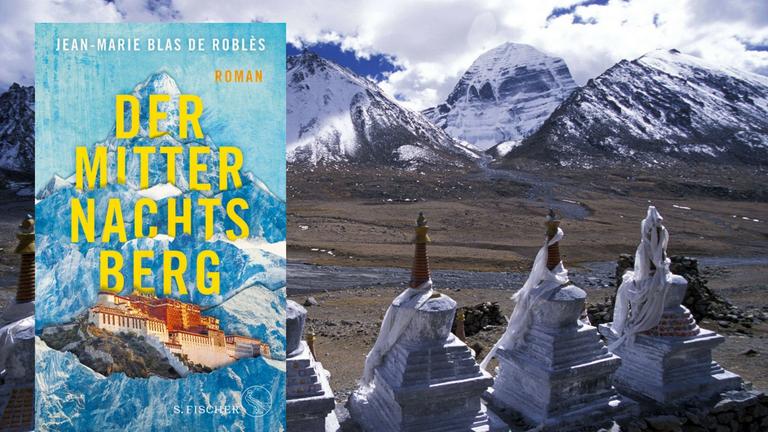 Buchcover Jean-Marie Blas de Robles: Der Mitternachtsberg und das Dirapuk Monastery nahe des Mount Kailash in Tibet