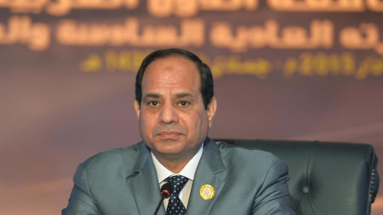 Der ägyptische Präsident Abdel Fattah al-Sisi während eines Treffens der Arabischen Union.