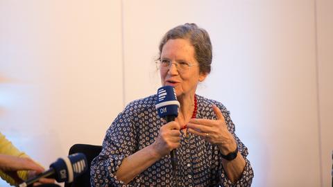 Die britische Historikerin Mary Fulbrook beim Kölner Kongress 2019
