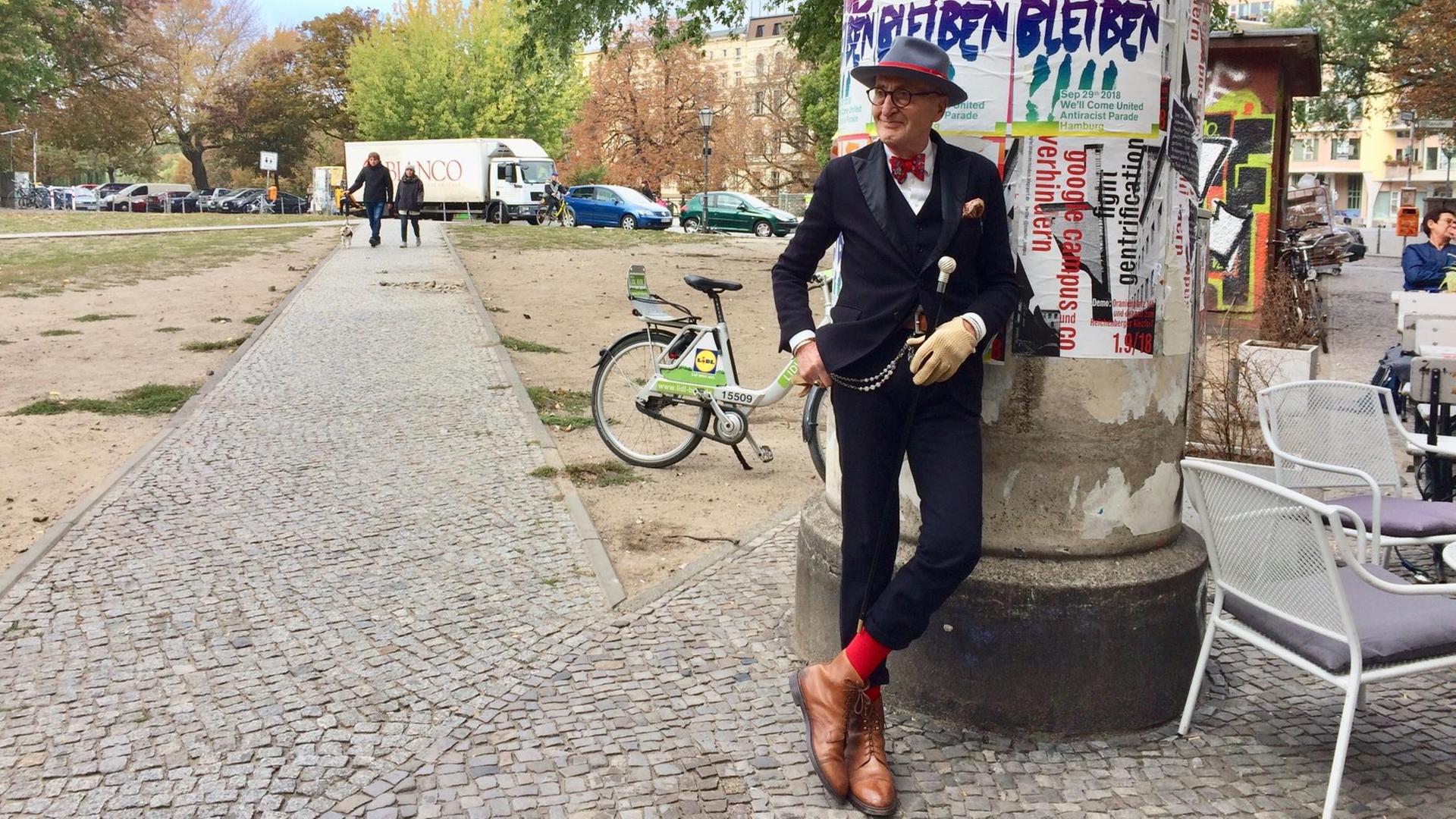 Der Berliner Günther Krabbenhöft, Best-Ager-Model