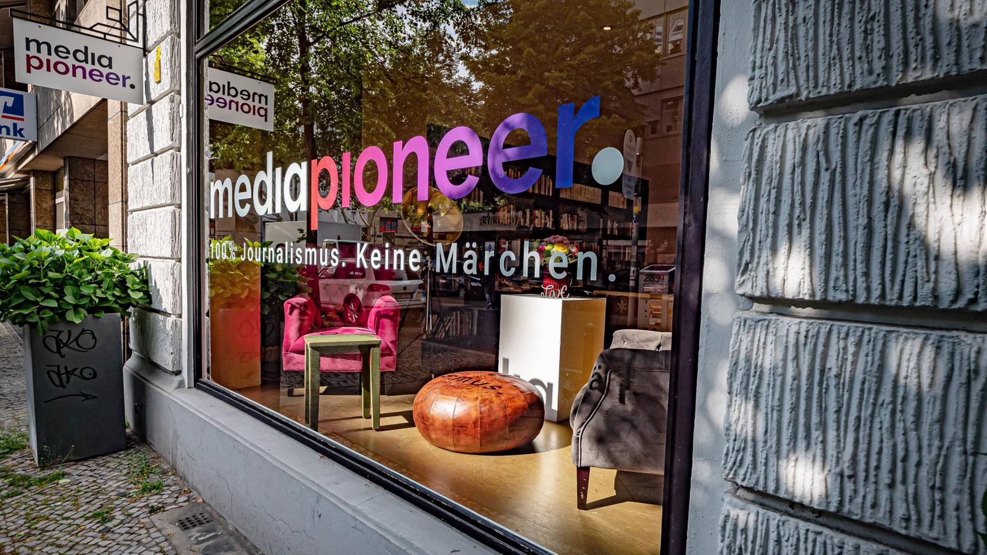 Das Büro des Medienunternehmens Media Pioneer in Berlin-Charlottenburg