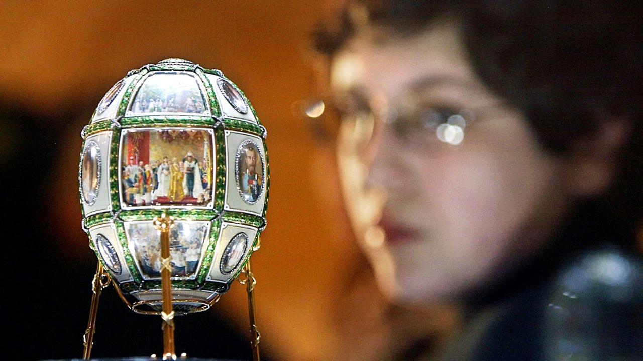 Die wertvollsten Ostereier der Welt sind die Faberge-Eier. Juwelenbesetzte Schmuckeier, die der russische Zar für seine Familie fertigen ließ.