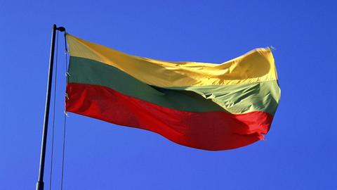 Die Flagge Litauens