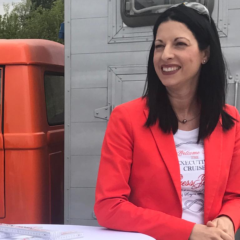 Anja Pfeiffer, Bürgermeisterin von Weilerbach, wo das neue US-Militärkrankenhaus entsteht