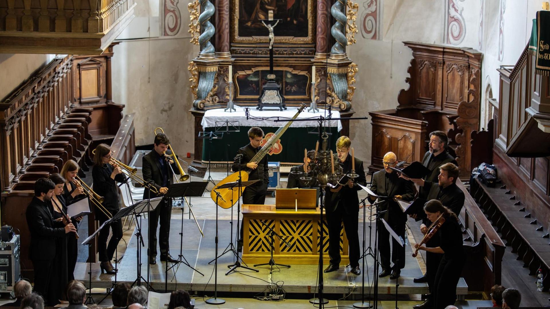 Das Ensemble InAlto in der St.-Oswald-Kirche Regensburg