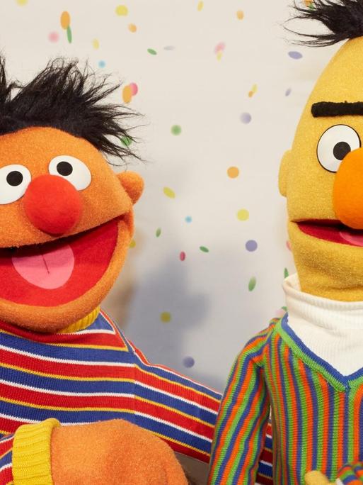 Die Puppen Ernie und Bert aus der Sesamstraße