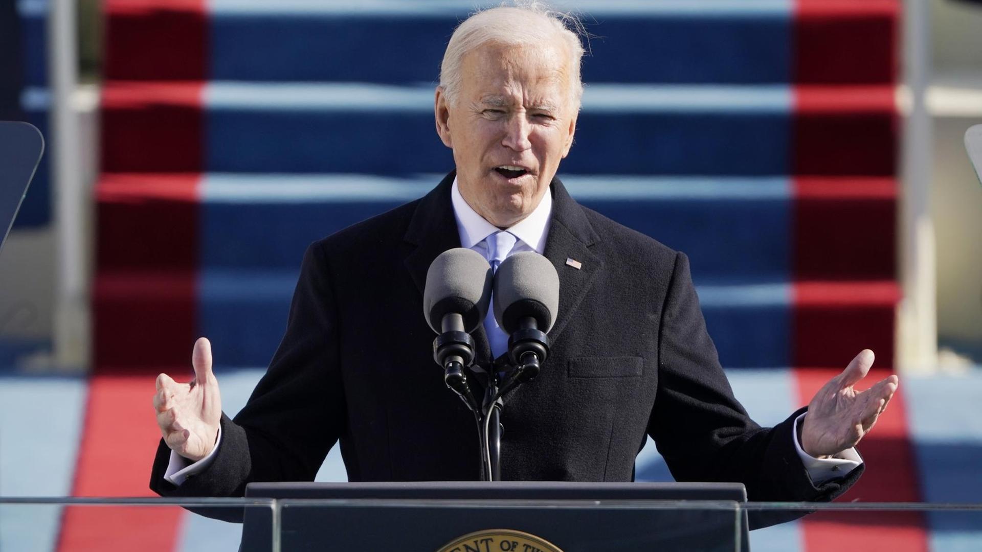 Joe Biden ist der 46. Präsident von den USA.