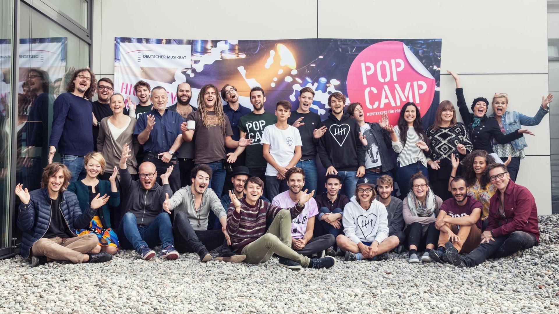 Gruppenfoto "PopCamp 2015"
