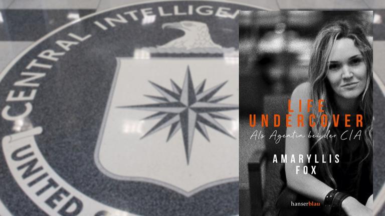 Buchcover "Life Undercover". Im Hintergrund das Symbol der CIA in der Lobby des Hauptquartiers des US-Geheimdienstes