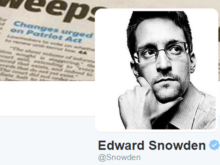 Edward Snowden hat seit dem 29. September 2015 einen Account bei Twitter.