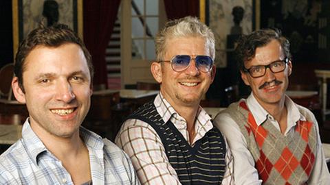 Das Hamburger Anarcho-Trio Studio Braun: Rocko Schamoni, Heinz Strunk und Jacques Palminger