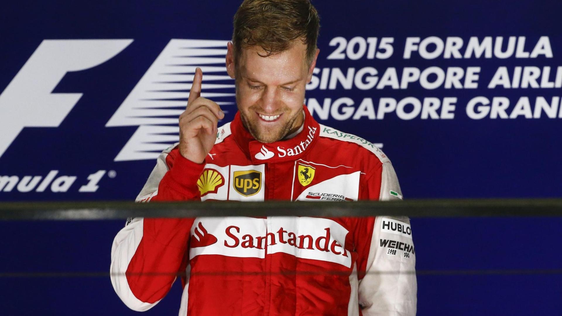 Sebastian Vettel gewinnt den Großen Preis von Singapur.