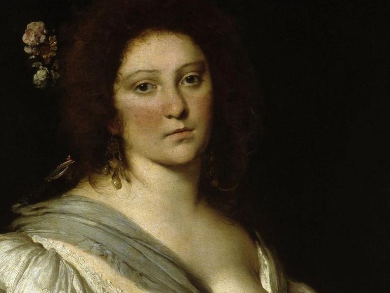 Gemälde von Barbara Strozzi, die italienische Sängerin und Komponistin um 1640