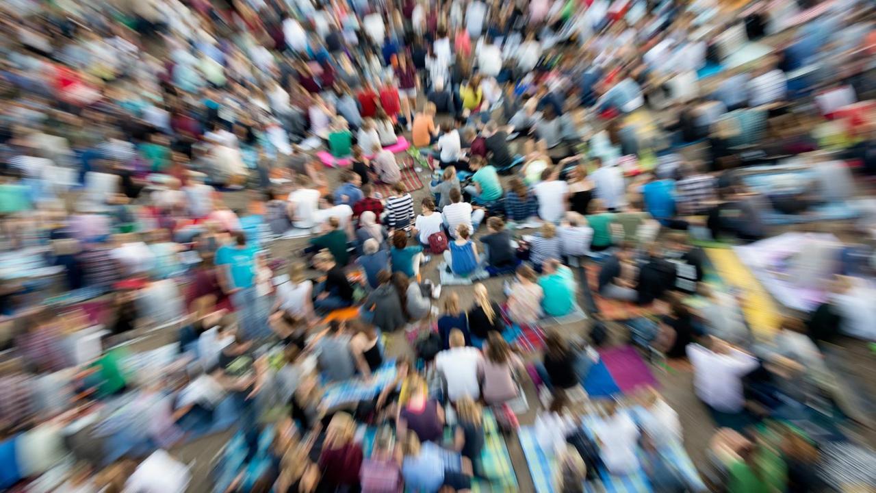 Menschenmenge in Deutschland