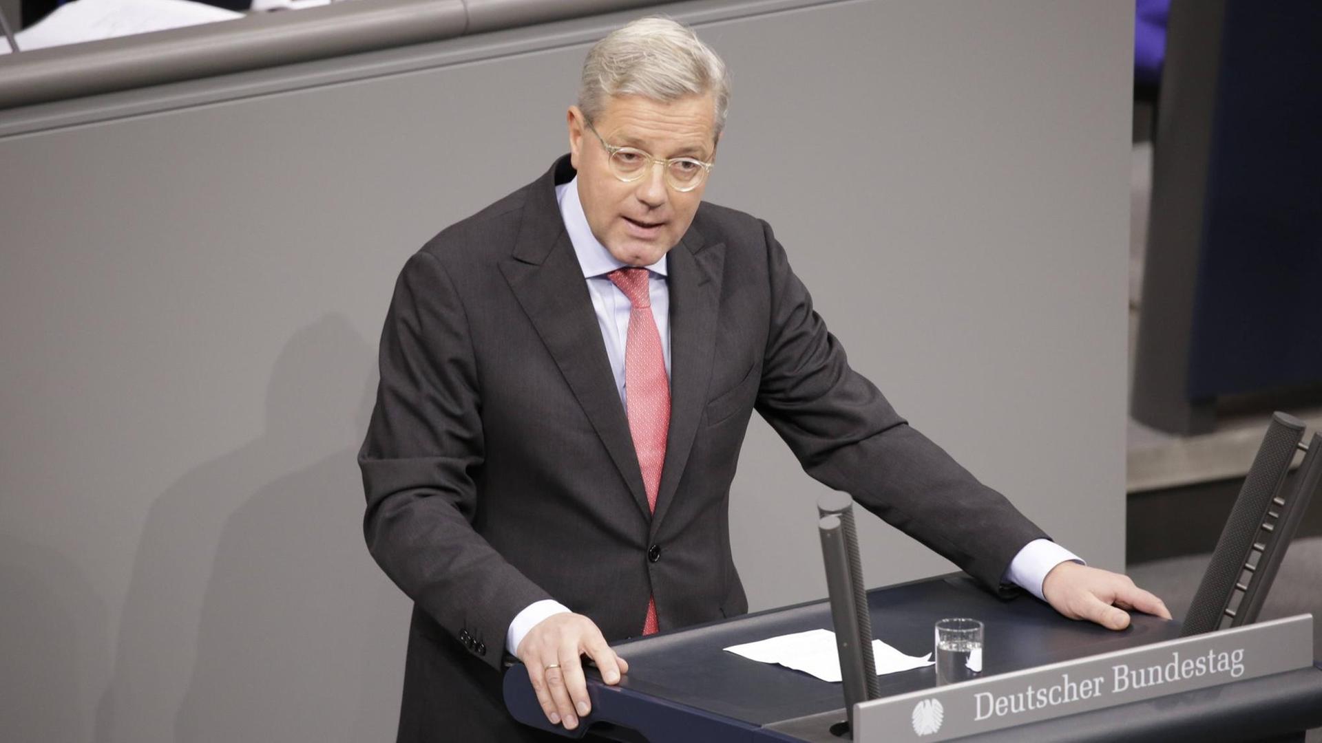 Norbert Röttgen bei einer Rede im Deutschen Bundestag