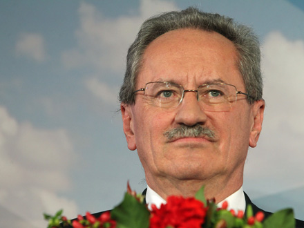 Der Spitzenkandidat der bayerischen SPD, Christian Ude, am Abend der Landtagswahl 2013.