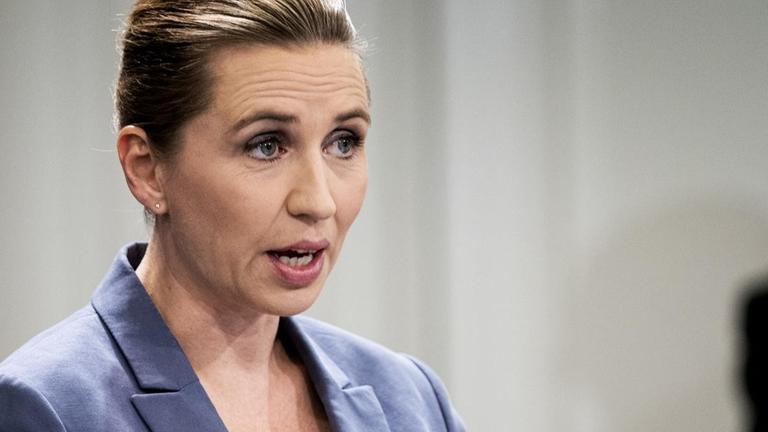 Die dänische Ministerpräsidentin Mette Frederiksen Die dänische Ministerpräsidentin Mette Frederiksen