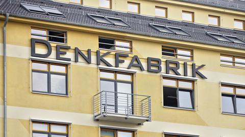 Die Denkfabrik im Wissenschaftshafen in Magdeburg (Sachsen-Anhalt), aufgenommen am 02.10.2014.