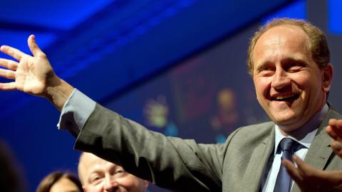 Spitzenkandidat der FDP: Alexander Graf Lambsdorff beim Bundesparteitag der Liberalen in Dresden.