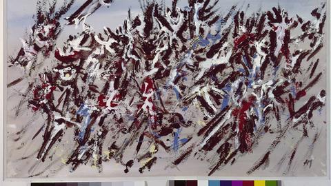 Henri Michaux's (1899-1984) "Bataille" von 1952