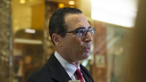 Steven Mnuchin, ein Ex-Manager der Investmentbank Goldman Sachs, soll Finanzminister werden.