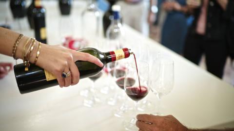 Weinverkostung im September 2017 in Bordeaux