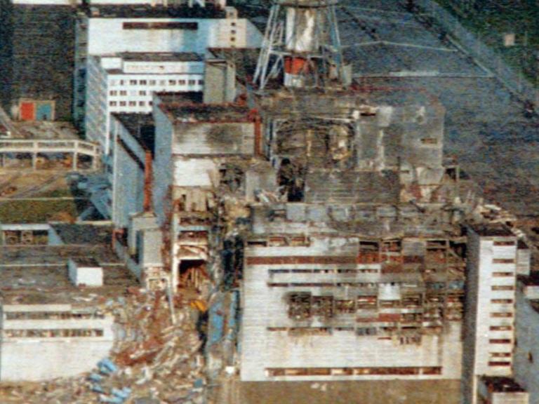 In Tschernobyl explodierte ein Reaktor am 26. April 1986, hier eine Aufnahme vom 1. Oktober 1986