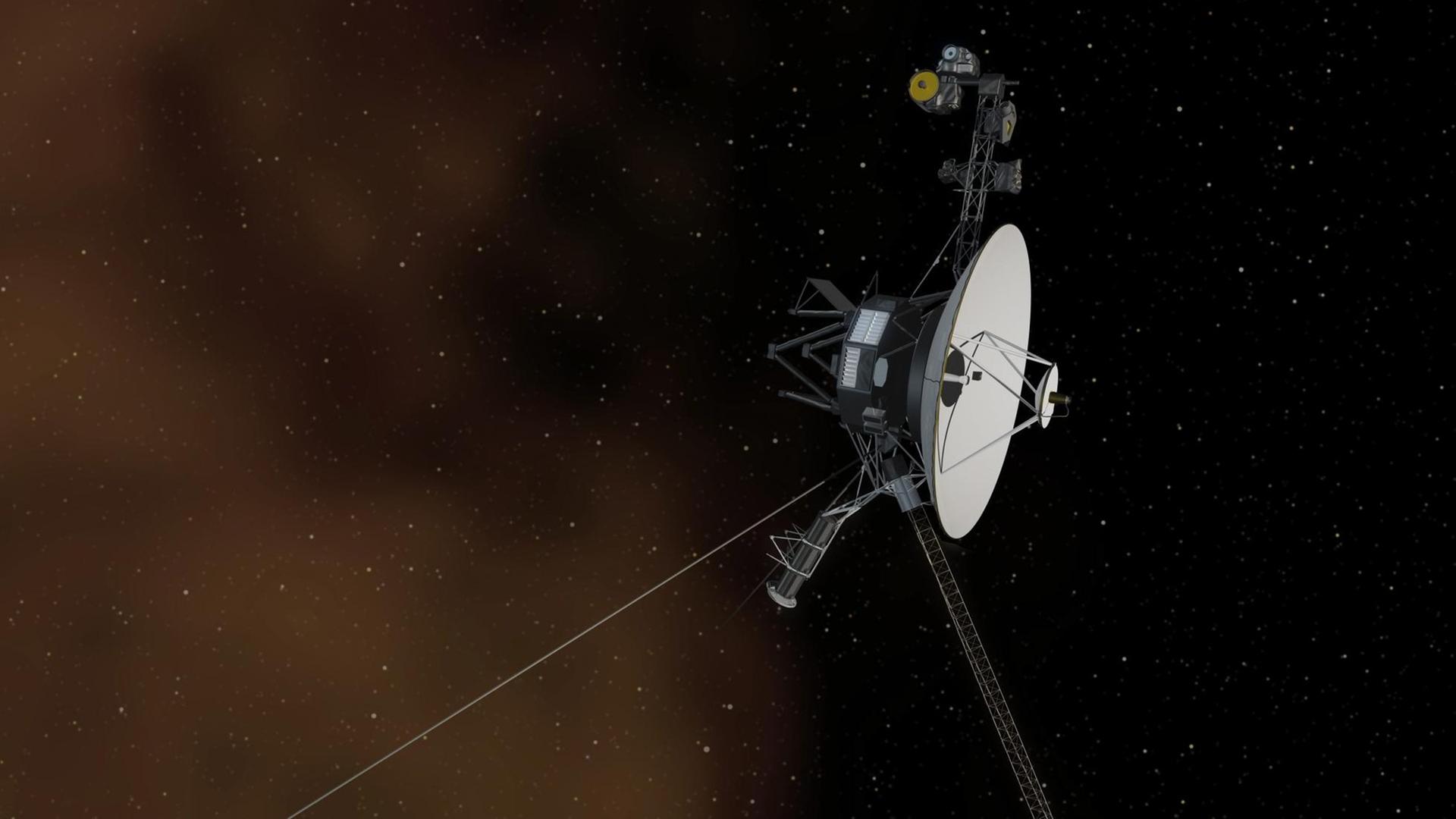 Die Raumsonde Voyager 1, die auf diesem Bild zu sehen ist, ist seit knapp vier Jahrzehnten unterwegs und mittlerweile im interstellaren Raum angekommen.