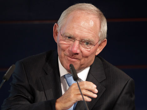 Bundesfinanzminister Wolfgang Schäuble, 2012