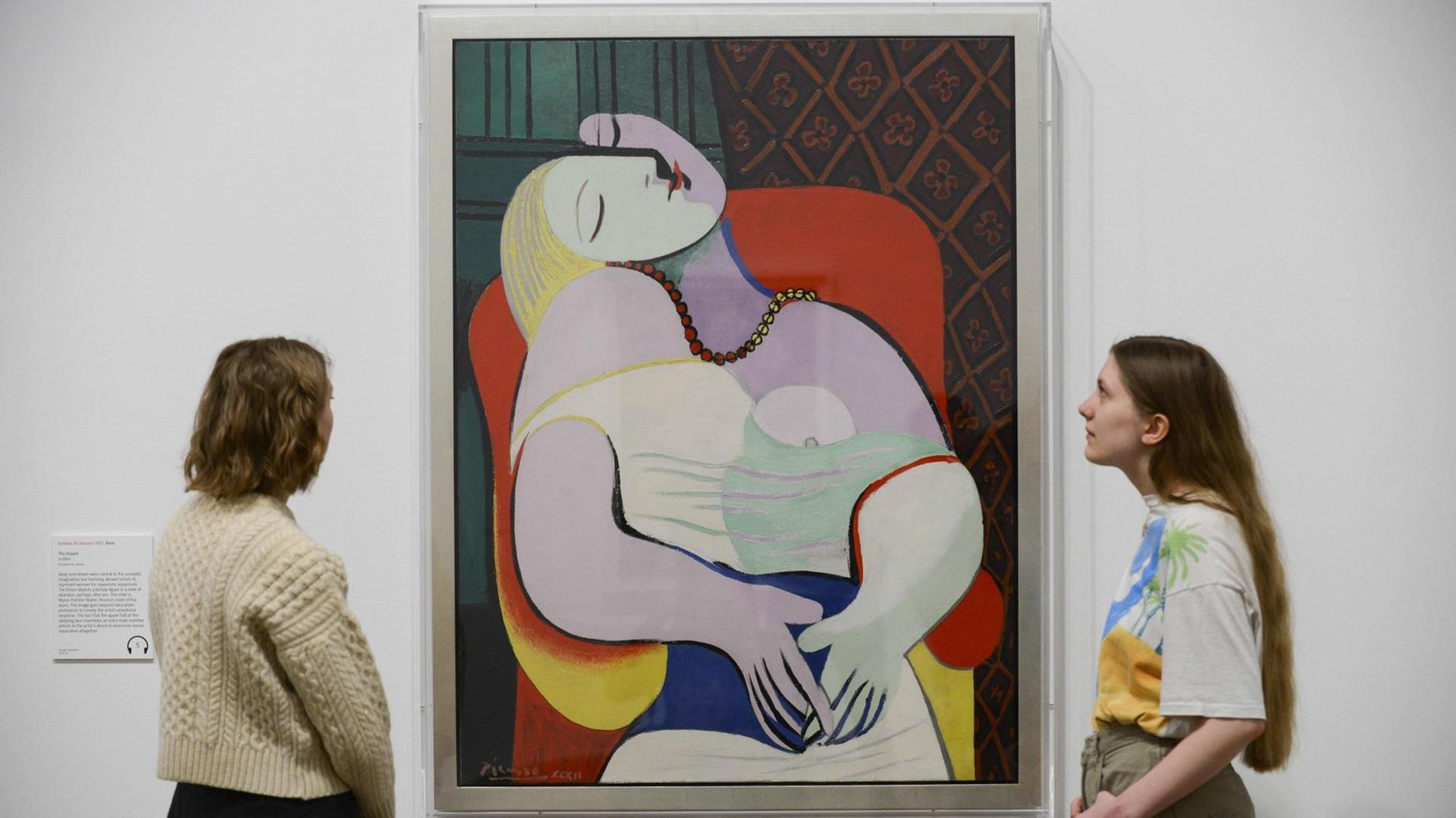 Pablo Picasso: "Le rêve" ("Der Traum") von 1932, ausgestellt in der Londoner Tate Modern. Das Modell ist Marie-Thérèse Walter.