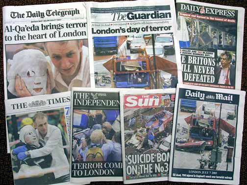 Britische Zeitungen am Tag danach