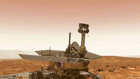 Noch lange nicht am Ende: US-Marsrover "Spirit".