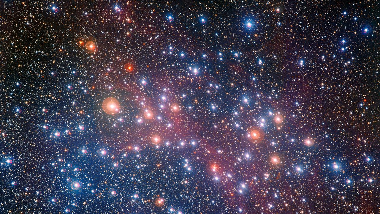 Der Sternhaufen NGC3532 im Sternbild Schiffskiel