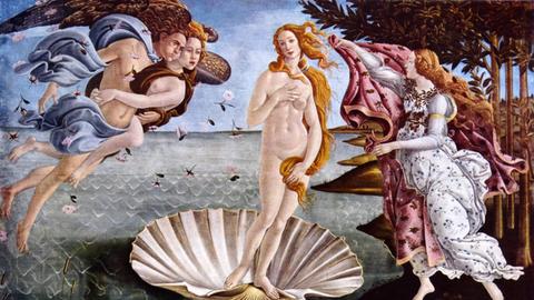 "Die Geburt der Venus" von Sandro Botticelli