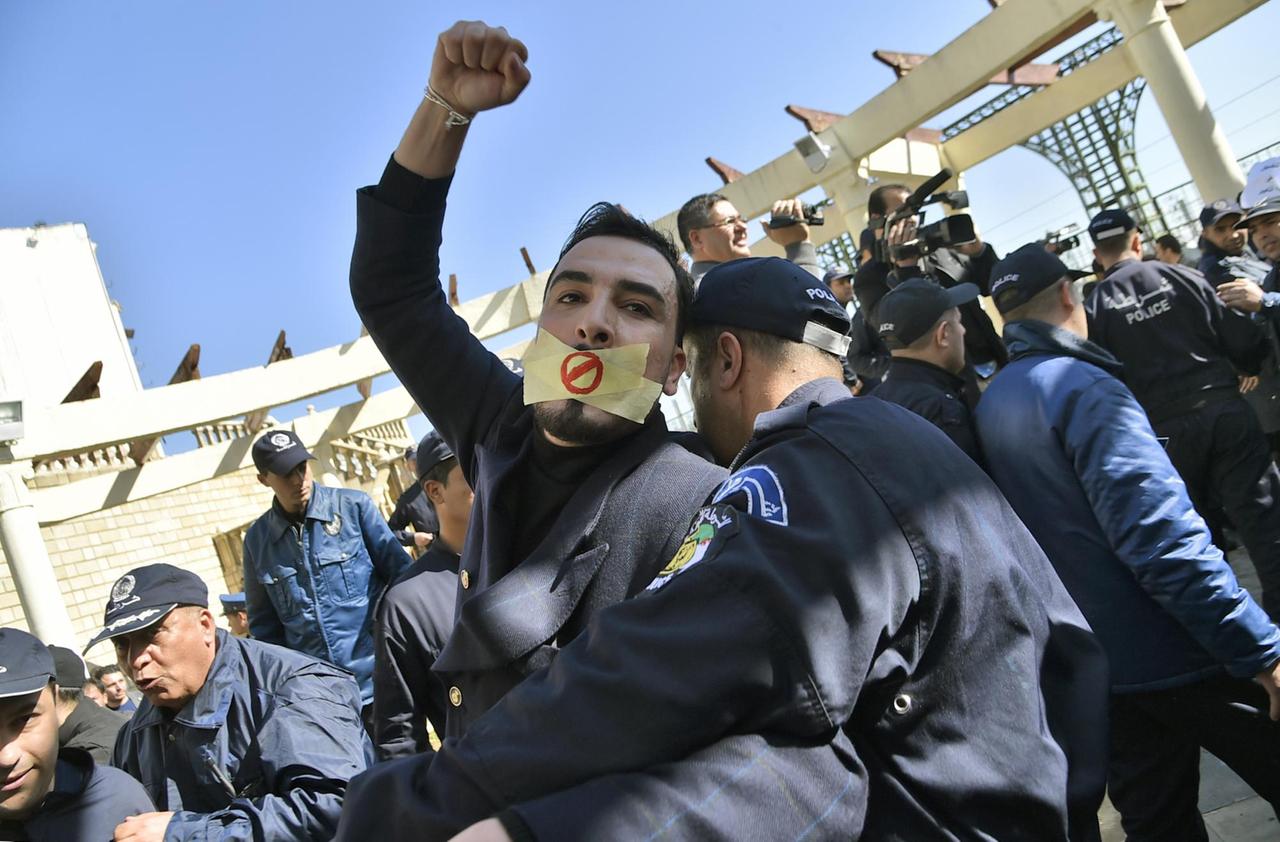 Protest für Medienfreiheit in Algerien am 28. Februar 2019