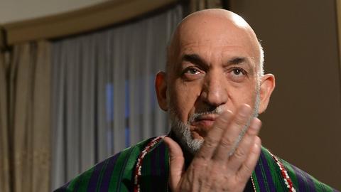 Hamid Karsai, ehemaliger Präsident Afghanistans.