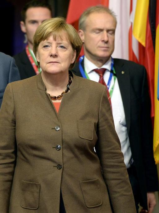 Angela Merkel beim EU-Gipfel in Brüssel.