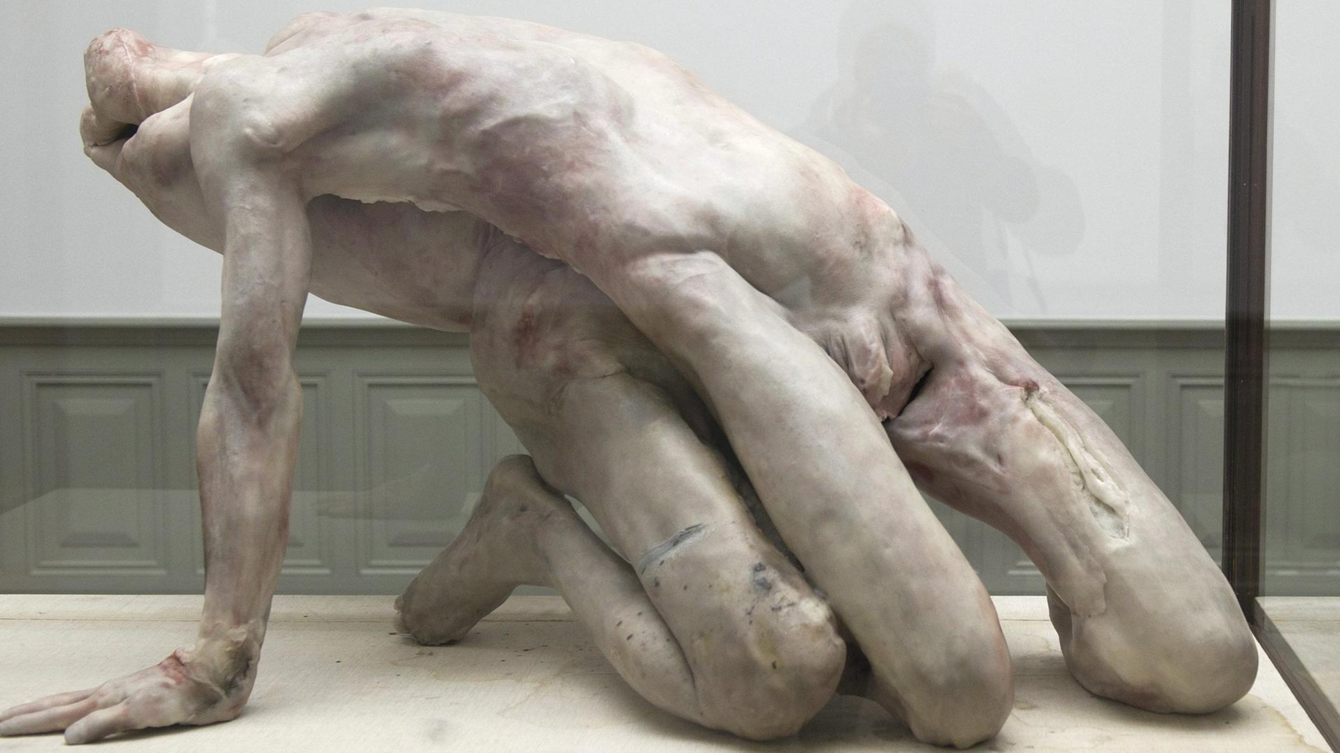 Eine Skulptur der belgischen Künstlerin Berlinde de Bruyckere.