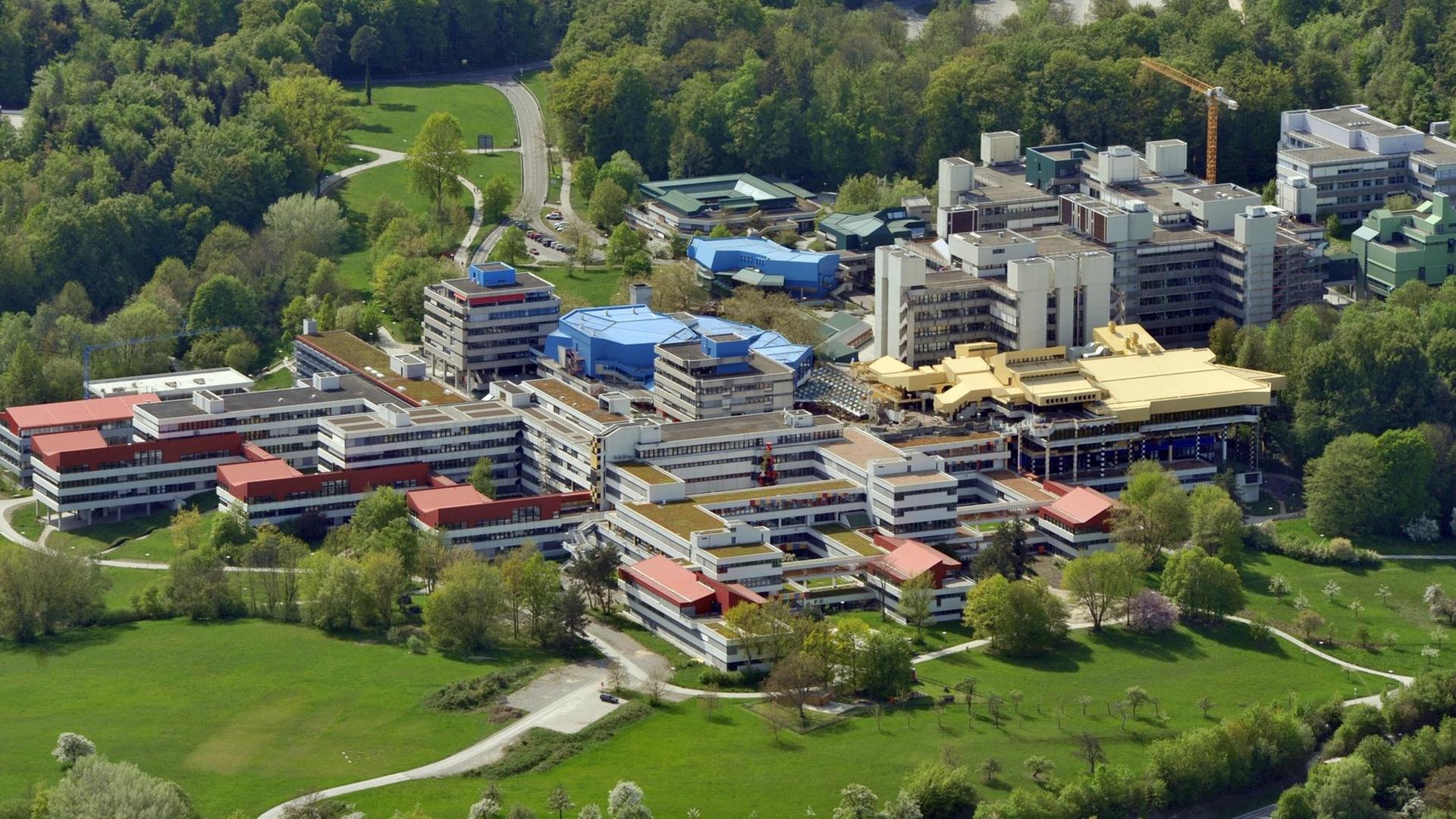 Luftaufnahme der Universität in Konstanz