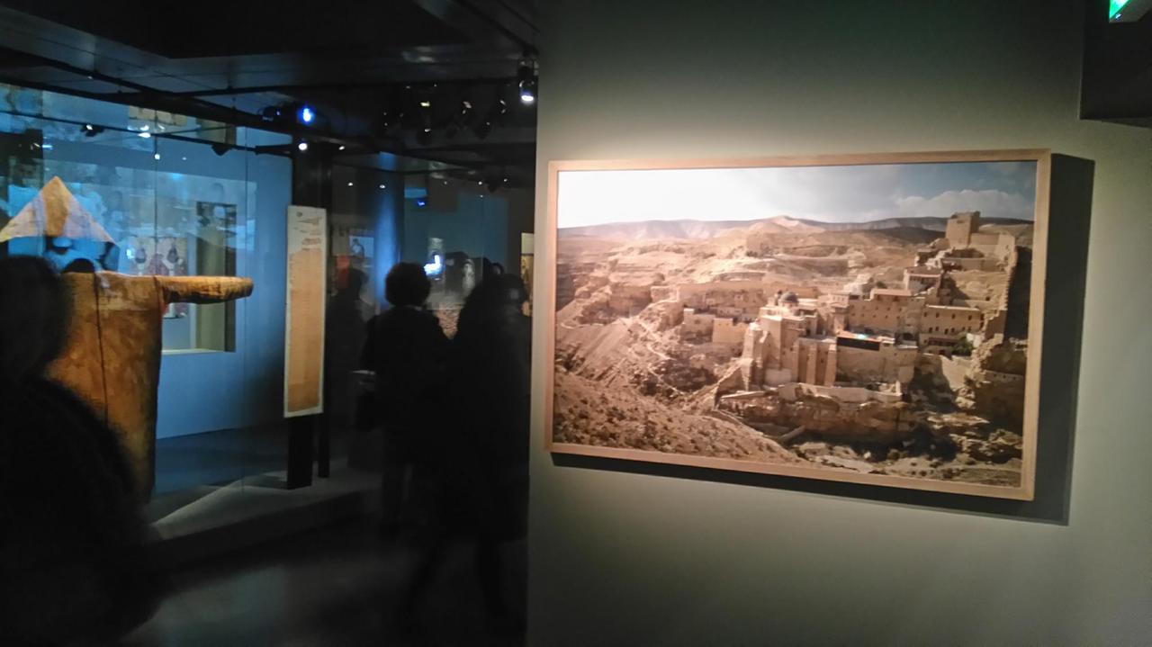 Eine Ansicht der Ausstellung "Chrétiens d'Orient" im Institut du monde arabe, Paris