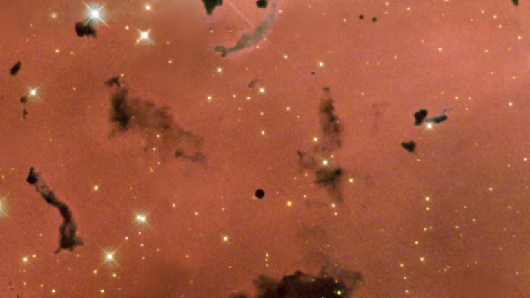 Bok-Globulen, dunkle Gas- und Staubwolken, im Nebel IC 2944 im Sternbild Zentaur – gut untersucht von Priscilla und Bart Bok 