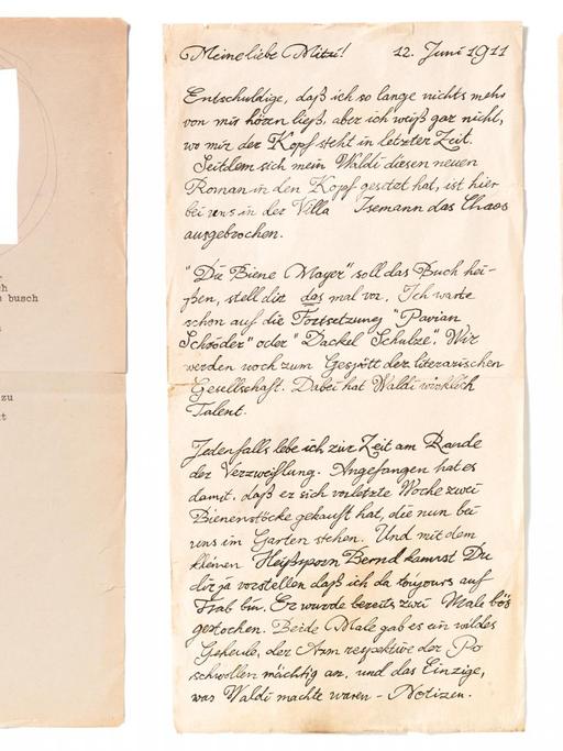 Ernst Jandl: "ottos mops" und Elise Bonsels an ihre Freundin Mitzi.