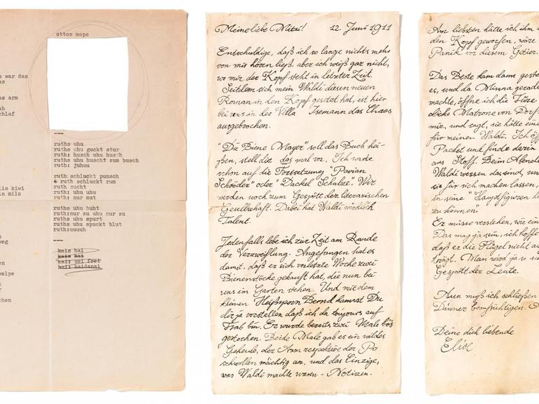 Ein antiker, handgeschriebener Liebesbrief der 40er Jahre aus vier Bögen  Notizpapier, der beginnt: 'Mein Liebling' Stockfotografie - Alamy