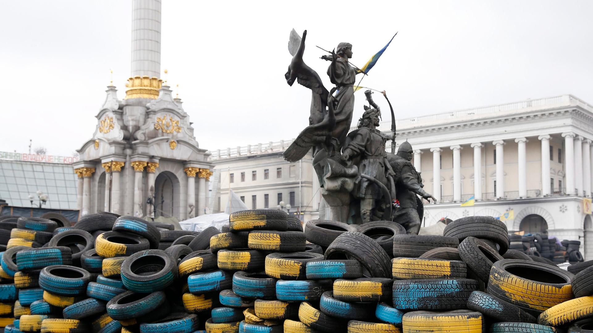 Der Maidan in Kiew.