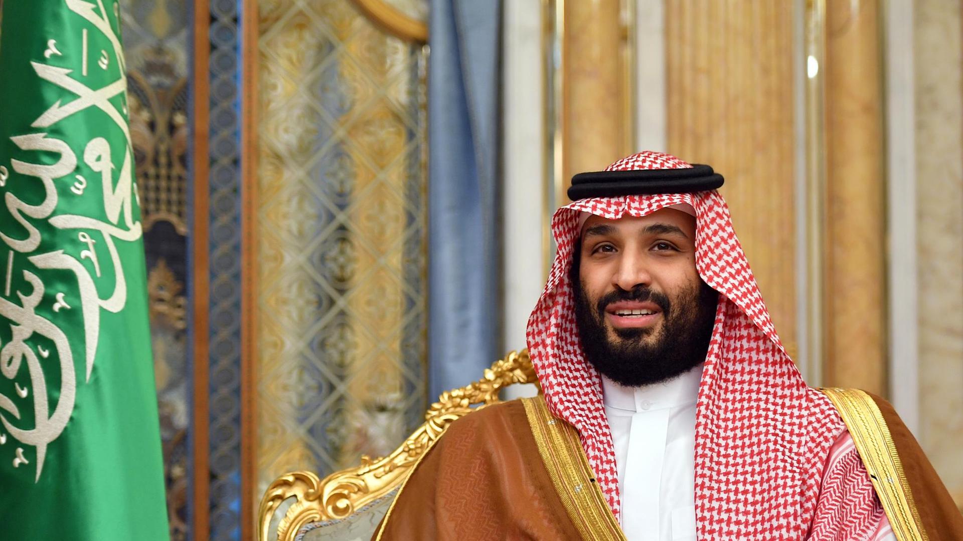 Saudi-Arabiens Kronprinz Mohammed bin Salman bei einem Gipfeltreffen in Jeddah am 18. September 2019.