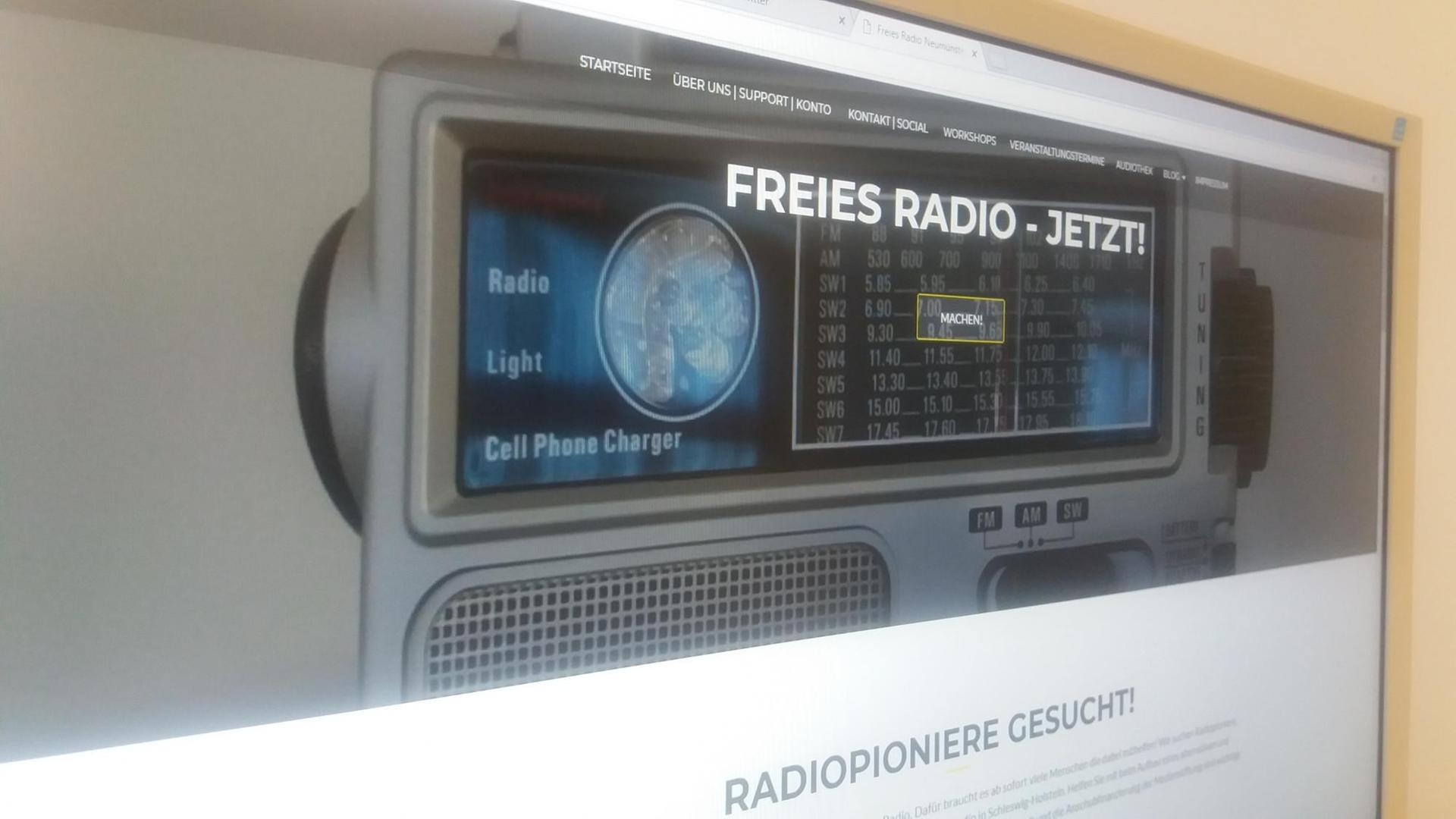 Die Website des Freien Radio Neumünster.